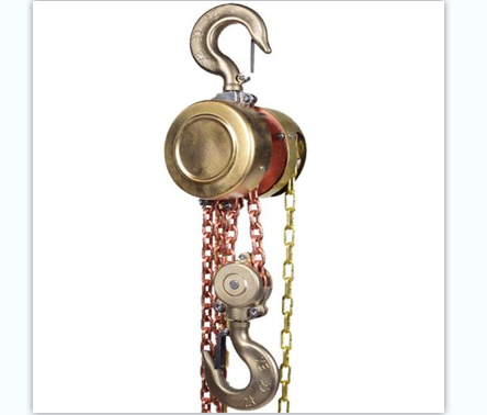 防爆手拉葫蘆圓滿完成天然氣罐體排空閥管線拆除工作