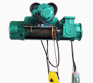 防爆電動葫蘆加快煤礦廠設備吊裝分解效率